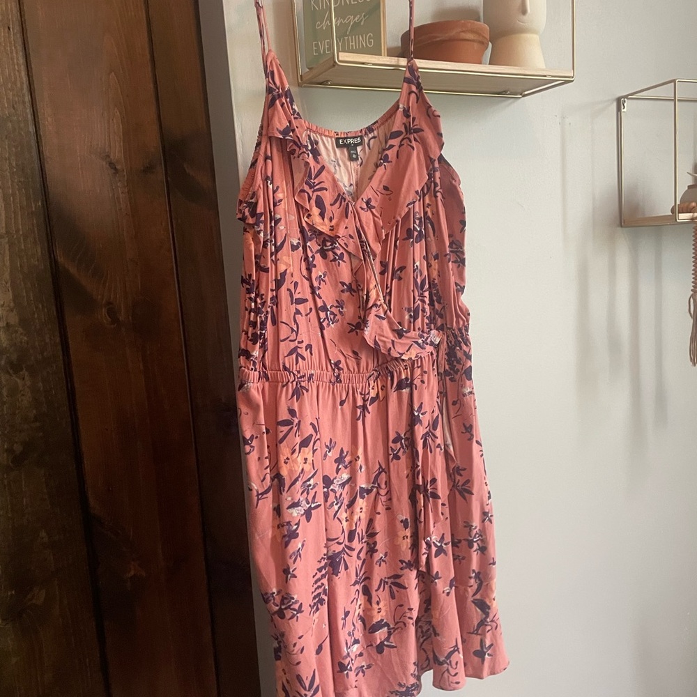 Floral Pink  Express Dress